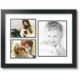 thumbnail image 1 of ArtToFrames Collage Photo Picture Frame with 1 - 8x10 and 2 - 5x7" Openings, Framed in Black with Crisp and Black Mats (CDM-3926-1128), 1 of 8