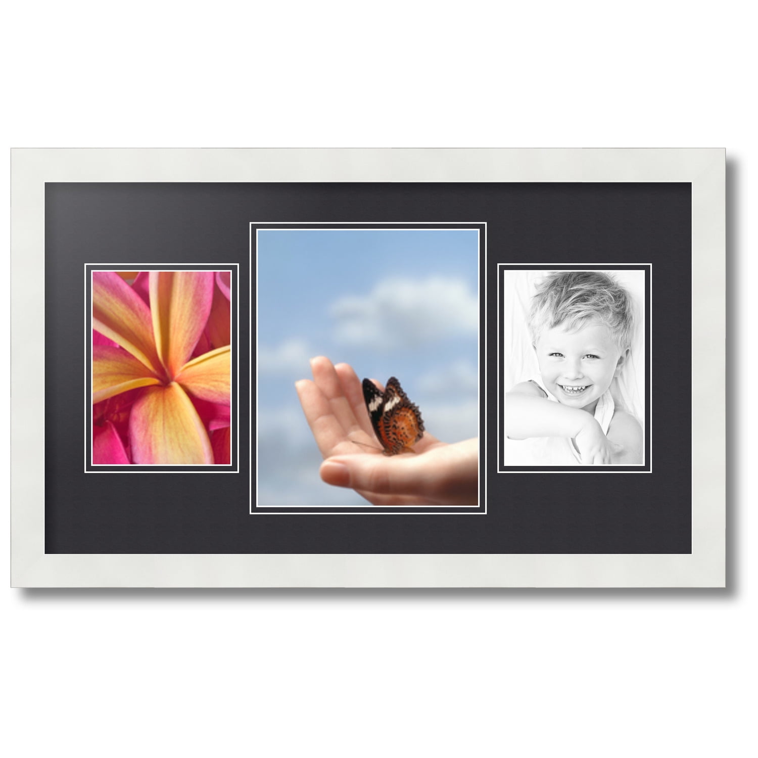 ArtToFrames Gallery MultiOpening Collage Frame, 18x10 & 25x7