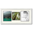 thumbnail image 1 of ArtToFrames Collage Photo Picture Frame with 1 - 8x8 and 2 - 8x10 Openings, Framed in White with Off White and Black Mats (CDM-3966-71), 1 of 1