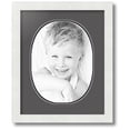 thumbnail image 1 of ArtToFrames Collage Photo Picture Frame with 1 - 9x12 Openings, Framed in White with Charcoal and Black Mats (CDM-3966-272), 1 of 1