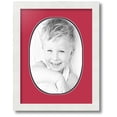 thumbnail image 1 of ArtToFrames Collage Photo Picture Frame with 1 - 9x13 Openings, Framed in White with Rouge and Black Mats (CDM-3966-272), 1 of 1