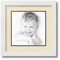 thumbnail image 1 of ArtToFrames Collage Photo Picture Frame with 1 - 9x9 Openings, Framed in White with French Creme and Black Mats (CDM-3966-301), 1 of 1