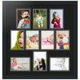 thumbnail image 1 of ArtToFrames Collage Photo Picture Frame with 10 - 4x6" Openings, Framed in Black with Black Belt and Black Mats (CDM-3926-403), 1 of 8