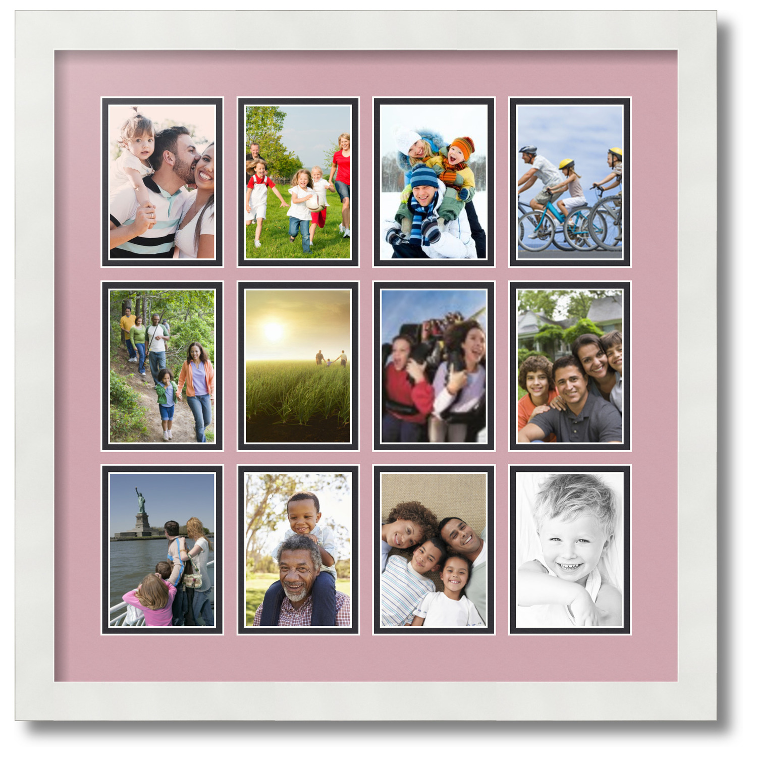  ArtToFrames 5x5 Inch White Picture Frame, This 1.25 Custom  Poster Frame is Satin White Frame, for Your Art or Photos - Comes with  Regular Glass, WOMFRBW26074-5x5 - Single Frames