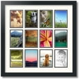 thumbnail image 1 of ArtToFrames Collage Photo Picture Frame with 12 - 3.5x5" Openings, Framed in Black with White and Black Mats (CDM-3926-227), 1 of 8