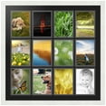 thumbnail image 1 of ArtToFrames Collage Photo Picture Frame with 12 - 5x7" Openings, Framed in White with Black Belt and Black Mats (CDM-3966-229), 1 of 8