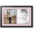 thumbnail image 1 of ArtToFrames Collage Photo Picture Frame with 2 - 10x12" Openings, Framed in Black with Hollyhock and Black Mats (CDM-3926-1385), 1 of 8