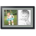 thumbnail image 1 of ArtToFrames Collage Photo Picture Frame with 2 - 10x12 Openings, Framed in Black with Silverpine and Black Mats (CDM-3926-37), 1 of 1