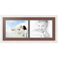thumbnail image 1 of ArtToFrames Collage Photo Picture Frame with 2 - 10x13" Openings, Framed in White with Brique and Black Mats (CDM-3966-1609), 1 of 8