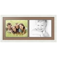 thumbnail image 1 of ArtToFrames Collage Photo Picture Frame with 2 - 10x13 Openings, Framed in White with Sandpiper and Black Mats (CDM-3966-53), 1 of 8