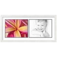thumbnail image 1 of ArtToFrames Collage Photo Picture Frame with 2 - 11x14 Openings, Framed in White with Super White and Black Mats (CDM-3966-53), 1 of 8