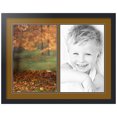 thumbnail image 1 of ArtToFrames Collage Photo Picture Frame with 2 - 11x17" Openings, Framed in Black with Coronado and Black Mats (CDM-3926-1417), 1 of 8