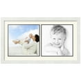thumbnail image 1 of ArtToFrames Collage Photo Picture Frame with 2 - 12x12 Openings, Framed in White with Off White and Black Mats (CDM-3966-40), 1 of 8