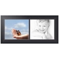 thumbnail image 1 of ArtToFrames Collage Photo Picture Frame with 2 - 14x17 Openings, Framed in Black with Black and Black Mats (CDM-3926-53), 1 of 8