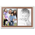 thumbnail image 1 of ArtToFrames Collage Photo Picture Frame with 2 - 16x20 Openings, Framed in White with Paloma and Black Mats (CDM-3966-37), 1 of 1