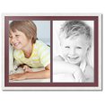 thumbnail image 1 of ArtToFrames Collage Photo Picture Frame with 2 - 16x24 Openings, Framed in White with Maple Leaf and Black Mats (CDM-3966-37), 1 of 1