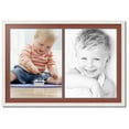 thumbnail image 1 of ArtToFrames Collage Photo Picture Frame with 2 - 18x24 Openings, Framed in White with Cognac and Black Mats (CDM-3966-37), 1 of 1