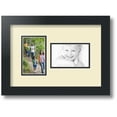 thumbnail image 1 of ArtToFrames Collage Photo Picture Frame with 2 - 3x5" Openings, Framed in Black with Oyster and Black Mats (CDM-3926-774), 1 of 8