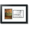 thumbnail image 1 of ArtToFrames Collage Photo Picture Frame with 2 - 5x7 Openings, Framed in Black with Super White and Black Mats (CDM-3926-42), 1 of 8