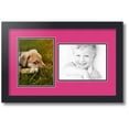 thumbnail image 1 of ArtToFrames Collage Photo Picture Frame with 2 - 6x8" Openings, Framed in Black with Tulip and Black Mats (CDM-3926-775), 1 of 8