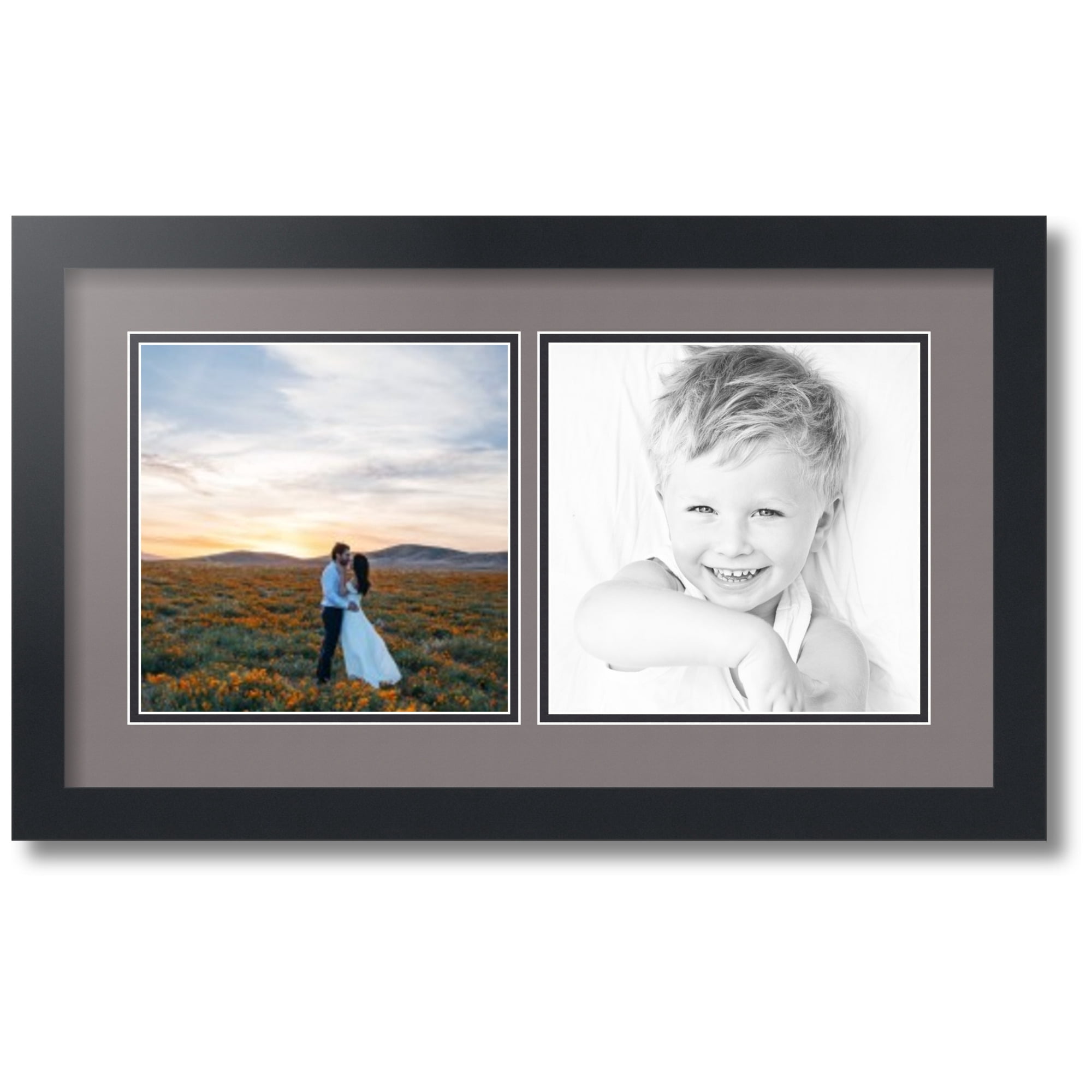 ArtToFrames Collage Photo Picture Frame with 2 - 8.5x8.5 Openings ...