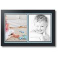 thumbnail image 1 of ArtToFrames Collage Photo Picture Frame with 2 - 8x10 Openings, Framed in Black with French Blue and Black Mats (CDM-3926-1053), 1 of 1