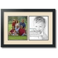 thumbnail image 1 of ArtToFrames Collage Photo Picture Frame with 2 - 8x10 Openings, Framed in Black with French Creme and Black Mats (CDM-3926-37), 1 of 1