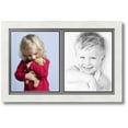 thumbnail image 1 of ArtToFrames Collage Photo Picture Frame with 2 - 8x10 Openings, Framed in White with Pewter and Black Mats (CDM-3966-1053), 1 of 8