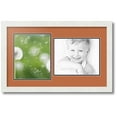 thumbnail image 1 of ArtToFrames Collage Photo Picture Frame with 2 - 8x10 Openings, Framed in White with Red Orange and Black Mats (CDM-3966-42), 1 of 8