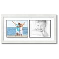 thumbnail image 1 of ArtToFrames Collage Photo Picture Frame with 2 - 8x10 Openings, Framed in White with Super White and Black Mats (CDM-3966-53), 1 of 8