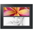 thumbnail image 1 of ArtToFrames Collage Photo Picture Frame with 2 - 8x24" Openings, Framed in Black with Black and Black Mats (CDM-3926-1578), 1 of 8