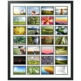 thumbnail image 1 of ArtToFrames Collage Photo Picture Frame with 28 - 4x6" Openings, Framed in Black with Porcelain and Black Mats (CDM-3926-2071), 1 of 7