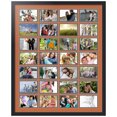 thumbnail image 1 of ArtToFrames Collage Photo Picture Frame with 28 - 4x6" Openings, Framed in Black with Red Orange and Black Mats (CDM-3926-2071), 1 of 7