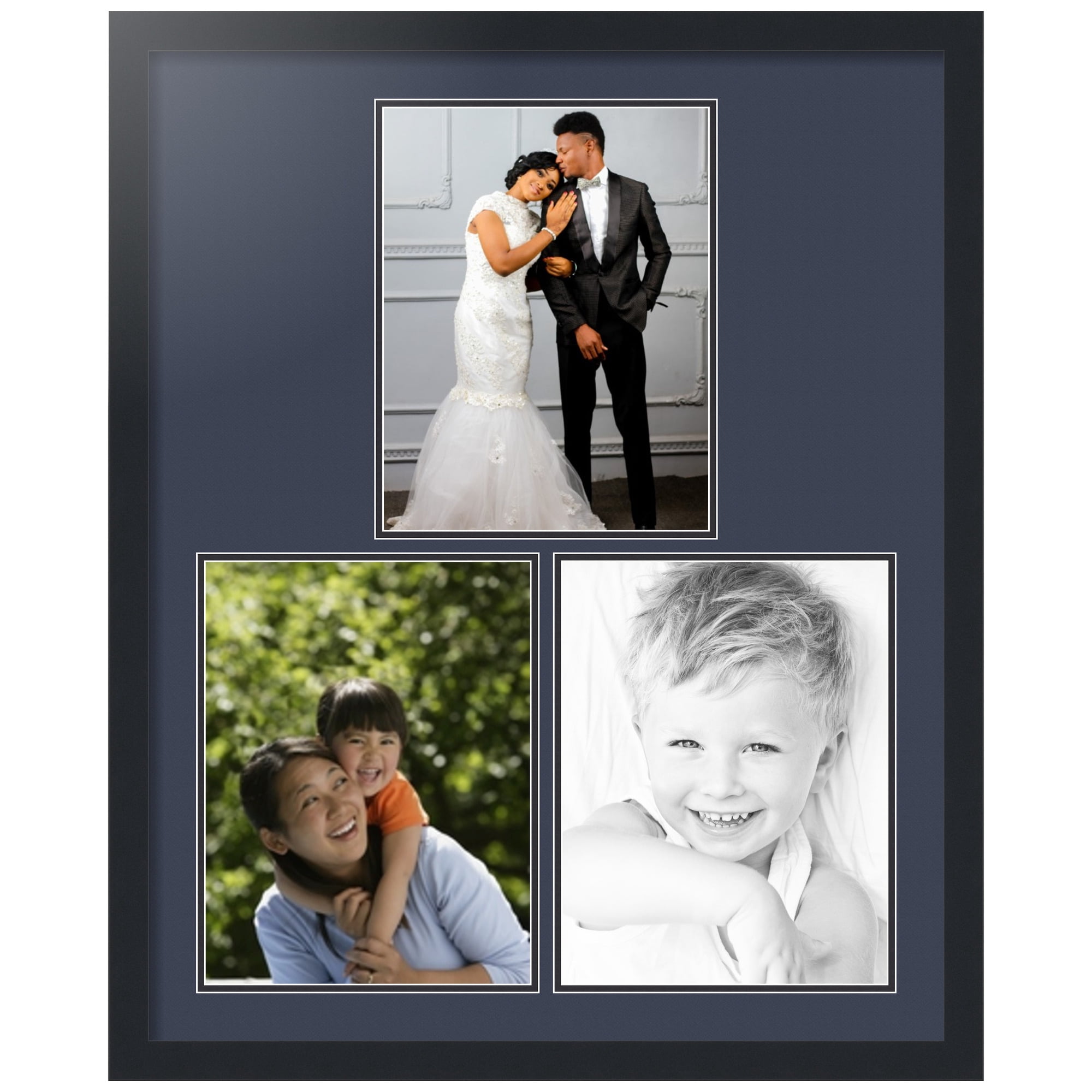 ArtToFrames Collage Photo Picture Frame with 3 - 10x13 Openings, Framed ...