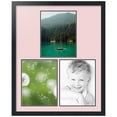 thumbnail image 1 of ArtToFrames Collage Photo Picture Frame with 3 - 10x13" Openings, Framed in Black with Hollyhock and Black Mats (CDM-3926-1670), 1 of 8