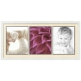 thumbnail image 1 of ArtToFrames Collage Photo Picture Frame with 3 - 11x14" Openings, Framed in White with Alabaster and Black Mats (CDM-3966-65), 1 of 8