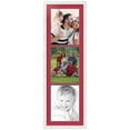 thumbnail image 1 of ArtToFrames Collage Photo Picture Frame with 3 - 11x14 Openings, Framed in White with Rouge and Black Mats (CDM-3966-73), 1 of 7