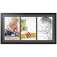 thumbnail image 1 of ArtToFrames Collage Photo Picture Frame with 3 - 11x17 Openings, Framed in Black with Chestnut and Black Mats (CDM-3926-65), 1 of 8