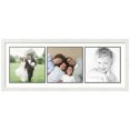 thumbnail image 1 of ArtToFrames Collage Photo Picture Frame with 3 - 12x12" Openings, Framed in White with Light Cream and Black Mats (CDM-3966-1554), 1 of 8