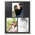 thumbnail image 1 of ArtToFrames Collage Photo Picture Frame with 3 - 12x16" Openings, Framed in White with Black and Black Mats (CDM-3966-82), 1 of 7