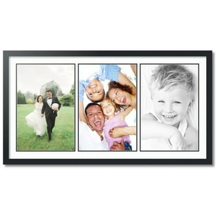  ArtToFrames 40x60cm Satin Black Picture Frame,  CMWOMFRBW26079-40x60