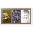 thumbnail image 1 of ArtToFrames Collage Photo Picture Frame with 3 - 12x18 Openings, Framed in White with Sandpiper and Black Mats (CDM-3966-65), 1 of 1