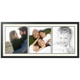 thumbnail image 1 of ArtToFrames Collage Photo Picture Frame with 3 - 14x17 Openings, Framed in Black with Off White and Black Mats (CDM-3926-65), 1 of 8