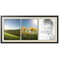thumbnail image 1 of ArtToFrames Collage Photo Picture Frame with 3 - 14x18 Openings, Framed in Black with Alabaster and Black Mats (CDM-3926-65), 1 of 8