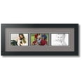 thumbnail image 1 of ArtToFrames Collage Photo Picture Frame with 3 - 3.5x5 Openings, Framed in Black with Pewter and Black Mats (CDM-3926-67), 1 of 8