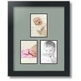 thumbnail image 1 of ArtToFrames Collage Photo Picture Frame with 3 - 3.5x5 Openings, Framed in Black with Silverpine and Black Mats (CDM-3926-82), 1 of 1