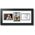 thumbnail image 1 of ArtToFrames Collage Photo Picture Frame with 3 - 3.5x5 Openings, Framed in Black with Super White and Black Mats (CDM-3926-99), 1 of 8