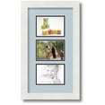 thumbnail image 1 of ArtToFrames Collage Photo Picture Frame with 3 - 3.5x5 Openings, Framed in White with Baby Blue and Black Mats (CDM-3966-901), 1 of 8