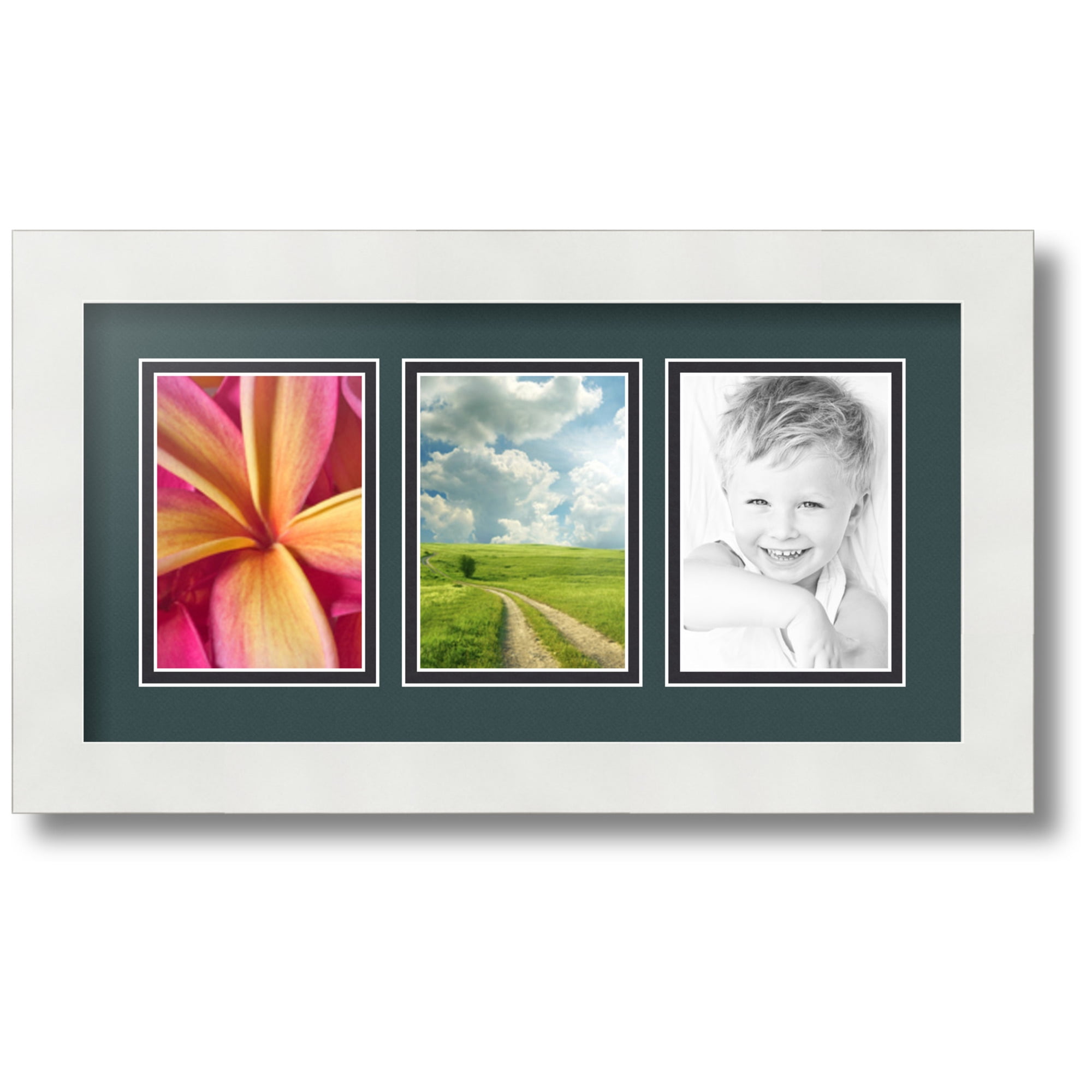 ArtToFrames Collage Photo Picture Frame with 3 - 3.5x5