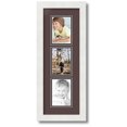 thumbnail image 1 of ArtToFrames Collage Photo Picture Frame with 3 - 3.5x5 Openings, Framed in White with Peat and Black Mats (CDM-3966-73), 1 of 1